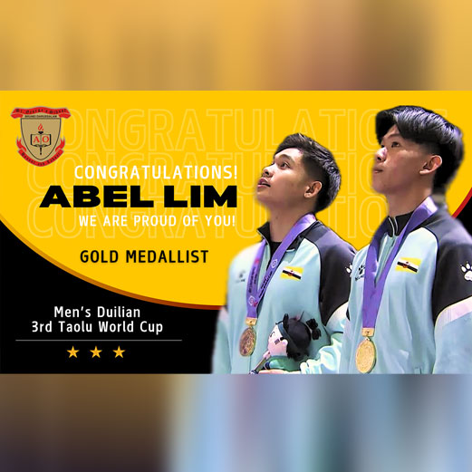 SGS Celebrates Wushu Gold Medallist!
